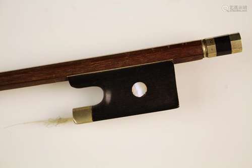 A Violin Bow stamped with maker's mark P.