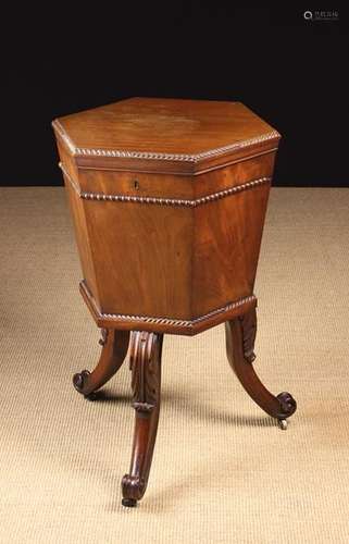 A 19th Century Irish Mahogany Wine Cooler.