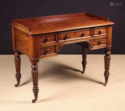 A Fine 19th Century Gillows Style Mahogany Side/Writing Tabl...