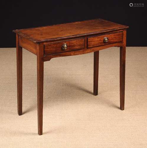 A Small George IV Mahogany Side Table.