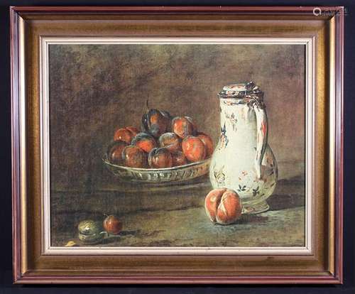 A Reproduction Picture of a 18th Century Still Life Painting...