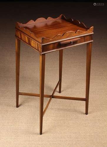 A George III Style Mahogany Kettle Stand.