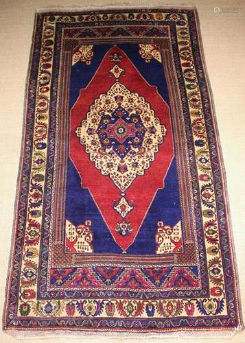 An Attractive Hand-tied Turkeman Carpet.