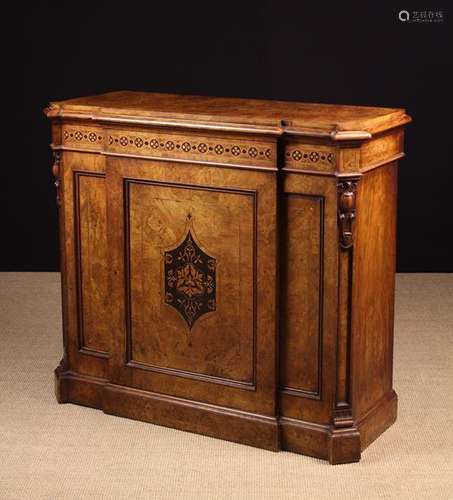 A Fine 19th Century Figured Walnut Sideboard by Marsh & Jone...