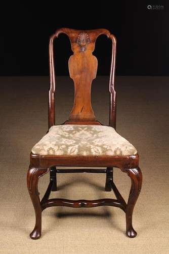 A George II Mahogany Side Chair.