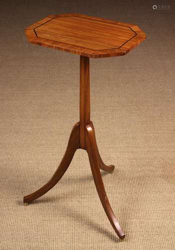 A Small Satinwood Tripod Occasional Table.