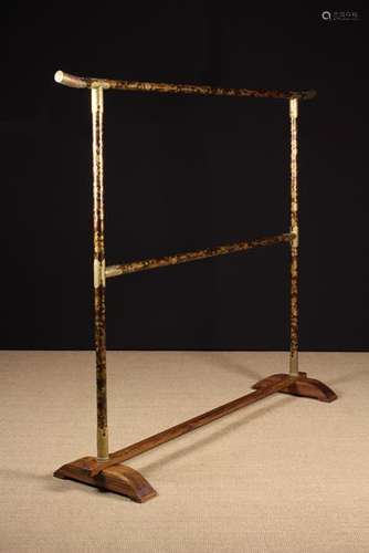 A Fabulous Japanese Lacquered Bamboo Kimono Stand.