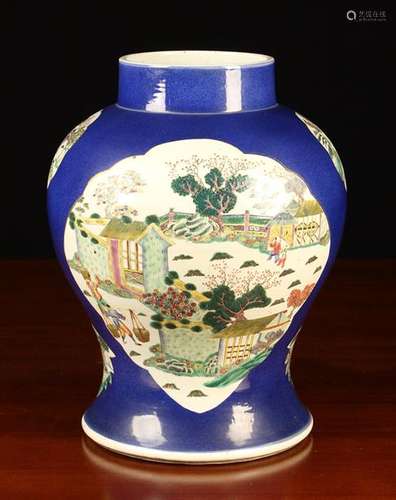 A Fine 19th Century Chinese Baluster Vase,