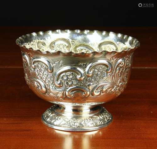 A Silver Rose Bowl by Goldsmiths & Silversmiths Company, 112...