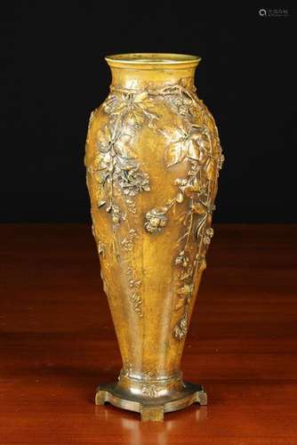 J. Guénardeau. A Fine 19th Century Bronze Vase with foundry ...