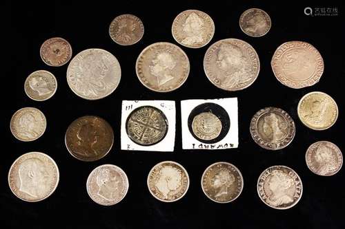 A Group of Twenty One Early English Coins, to include; An Ed...