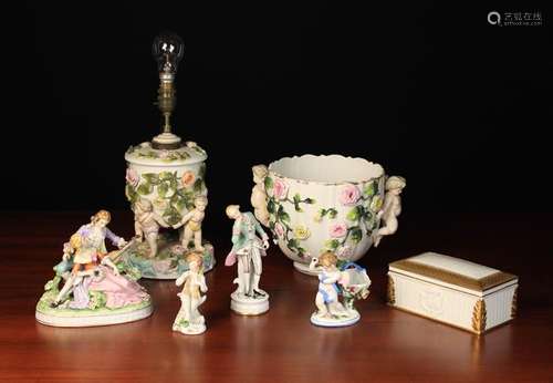 A Collection of Continental Ornamental Hard-paste Porcelain ...