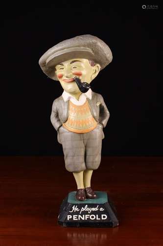 A Vintage Golf Ball Advertising Figure: The plastic figure d...