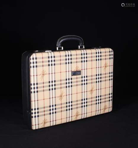 A Vintage Burberrys Briefcase, Circa 1990's in un-used condi...