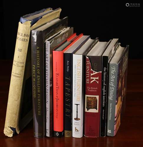 A Group of Nine Reference Books: 'A History of English Furni...