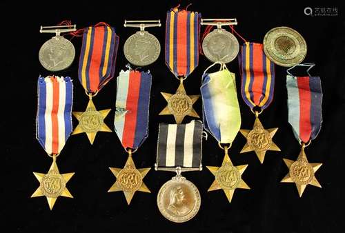 A Collection of Twelve Medals to include; The Defence Medal ...