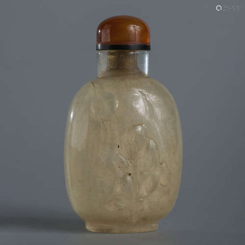 A Glass Figure Snuff Bottle