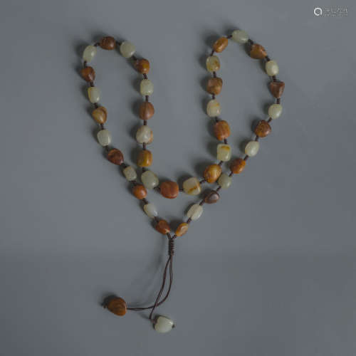 A String of Hetian Jade Beads