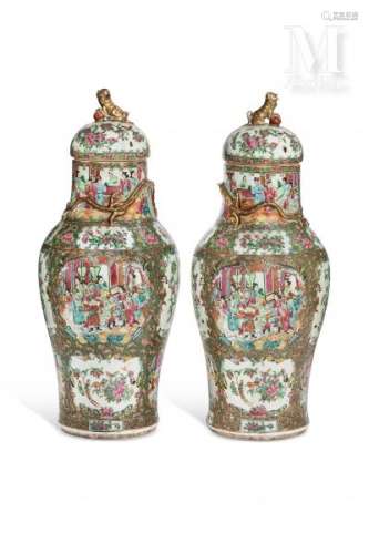 Porcelaine de Canton, XIXème siècle