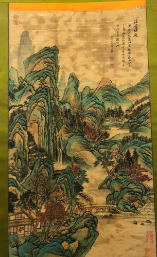 A Chinese Painting By Wang Hui