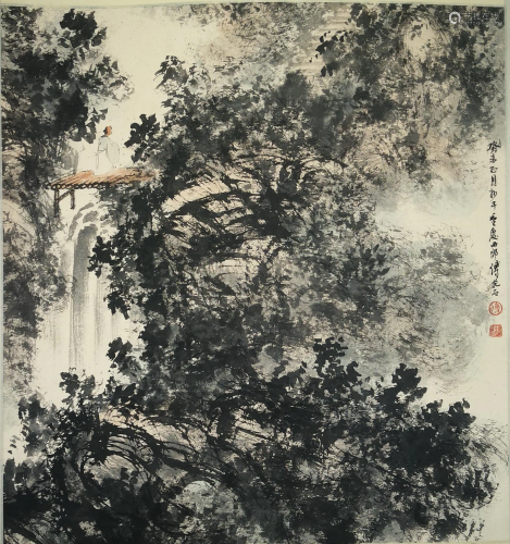 A Chinese Painting By Fu Baoshi