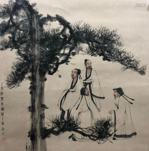 A Chinese Painting By Fu Baoshi
