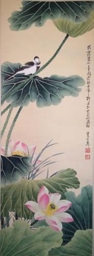 A Chinese Painting By Xie Zhiliu