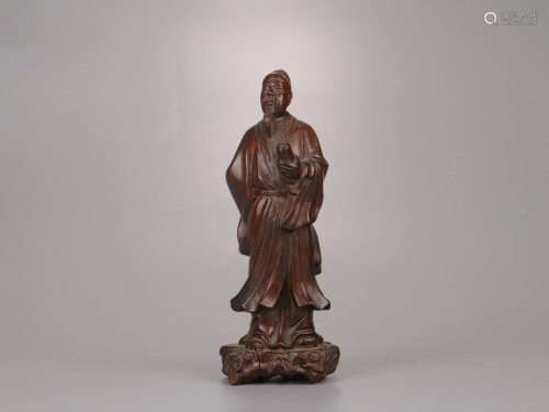 A Boxwood Statue of Gaoshi