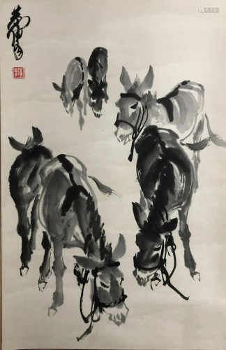 A Chinese Painting By Huang Zhou