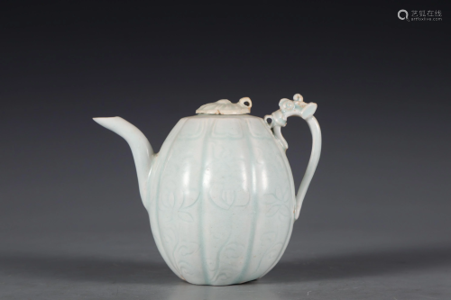 Lovely White Glazed Teapot