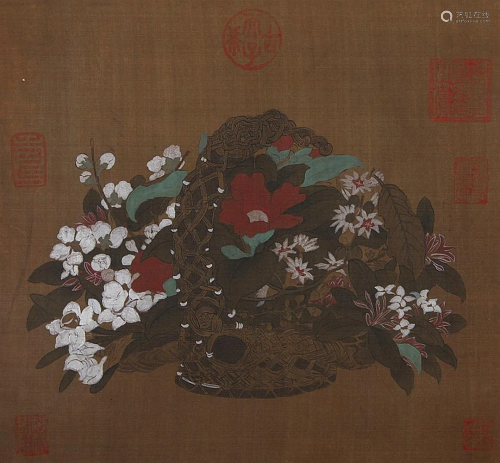 A Chinese Painting on Paper Album