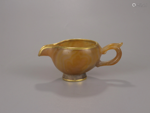 Agate Cup with Gold