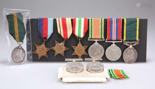 A GORDON FAMILY GROUP OF MEDALS TO FATHER AND TWO SONS