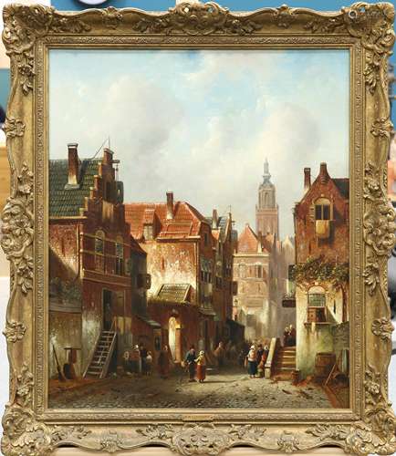 CHARLES HENRI JOSEPH LEICKERT (1816-1907) DUTCH ST