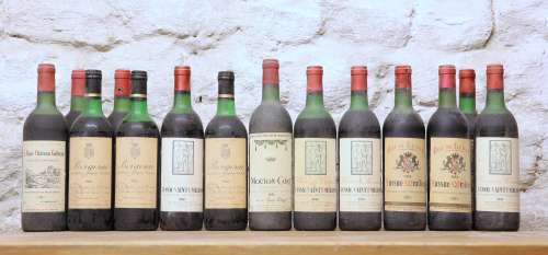 14 BOTTLES MIXED LOT MATURE FINE CLARET TO INCLUDE MOUTON CA...