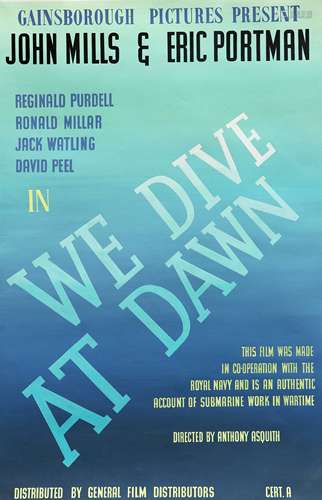 RONALD (RON) MCNEILL (1932-2020), WE DIVE AT DAWN, AN ORIGIN...