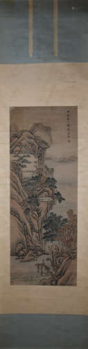 A Jiang qian's landscape painting