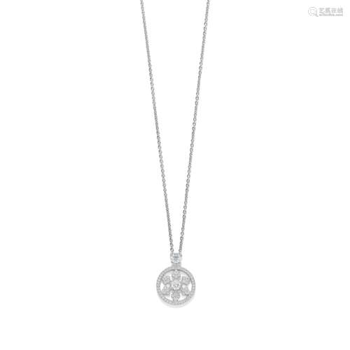 A DIAMOND SNOWFLAKE PENDANT, BY GRAFF