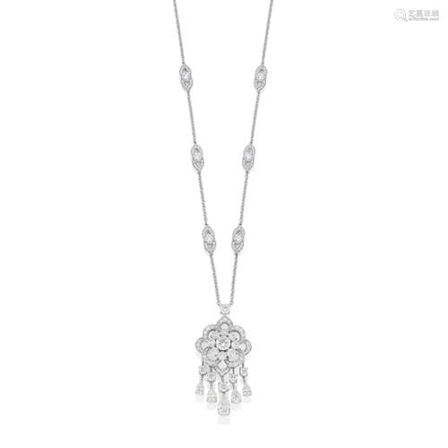 A DIAMOND 'ROSETTE' NECKLACE, BY GRAFF