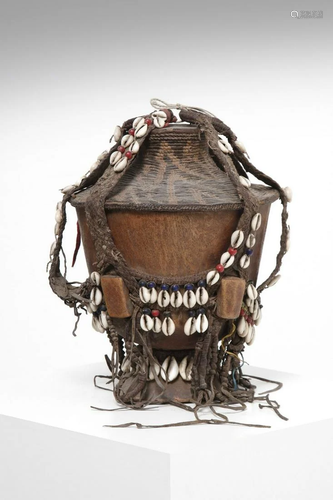 Arte africana Ile Ori container, YorubaNigeria.