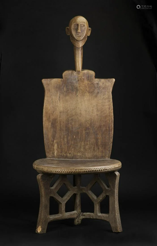 Arte africana Throne, Luguru or NyamweziTanzania.