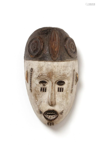 Arte africana Okoroshi oma mask, Ibo Nigeria .