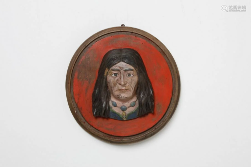 Wunderkammer Portrait of the Indian chief GeronimoUSA