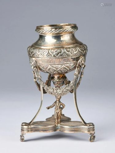 Wunderkammer A silver vessel decorated with