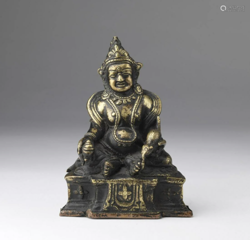 Arte Himalayana A bronze figure of Jambhala Tibet,
