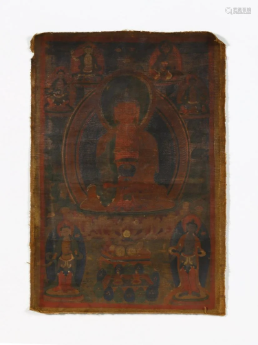 Arte Himalayana A small thangka depicting the Medicine
