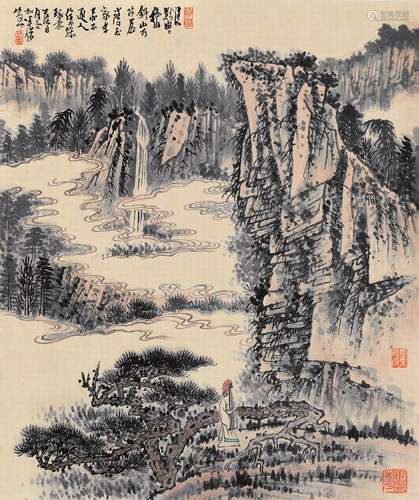 黄秋园 山水