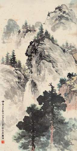 赵 丹 山水