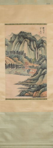 A Chinese scroll, signature reading Xie Zhiliu