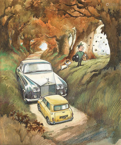 Norman Thelwell (British, 1923-2004) Illustration for the Co...